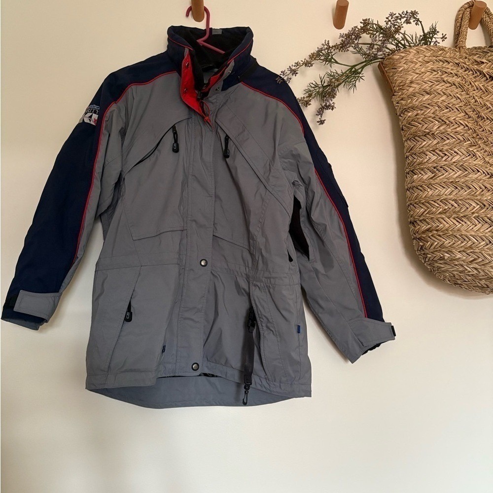 Vintage 90s CB Sports American Airlines Ski Jacket Colorblock L